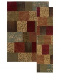 Muted shades of autumn inspire this St. Lawrence rug set, rendered in colorblocked, modern hues. Crafted of durable polypropylene for years of long-lasting beauty. Muted shades of autumn inspire this St. Lawrence rug set, rendered in colorblocked, modern hues. Crafted of durable polypropylene for years of long-lasting beauty.