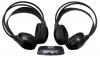 PYLE PLVWH6 Dual Wireless IR Mobile Video Stereo Headphones with Transmitter