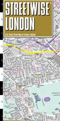 Streetwise London Map - Laminated City Center Street Map of London, England