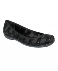 Flat shoes don't mean flat style. These Zumba flats by INC International Concepts are suped up with sequins, so they'll add sparkle to just about any outfit. Flat shoes don't mean flat style. These Zumba flats by INC International Concepts are suped up with sequins, so they'll add sparkle to just about any outfit.