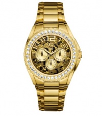 G by GUESS Gold-Tone Animal Print Glitz Sport Watch G by GUESS Gold-Tone Animal Print Glitz Sport Watch