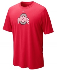 Keep team spirit rolling with this Ohio State Buckeyes NCAA t-shirt from Nike. Keep team spirit rolling with this Ohio State Buckeyes NCAA t-shirt from Nike.