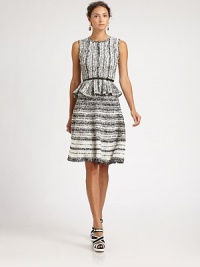 Wonderfully textural striped crochet, in a classic, full-skirted silhouette.Self waistbandConcealed side zipAbout 23 from natural waistSilkDry cleanImportedModel shown is 5'11 (180cm) wearing US size Small. Wonderfully textural striped crochet, in a classic, full-skirted silhouette.Self waistbandConcealed side zipAbout 23 from natural waistSilkDry cleanImportedModel shown is 5'11 (180cm) wearing US size Small.