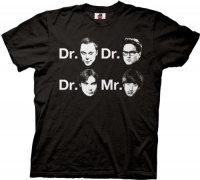 THE BIG BANG THEORY -- DR. & MR. FACES -- MENS TEE THE BIG BANG THEORY -- DR. & MR. FACES -- MENS TEE
