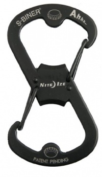 Nite Ize SBO-03-01 S-Biner Ahhh Carabiner Clip Bottle Opener Nite Ize SBO-03-01 S-Biner Ahhh Carabiner Clip Bottle Opener