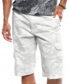 Carry on, style soldier. These camo print cargo shorts from INC Internatinal Concepts change up your look for summer.