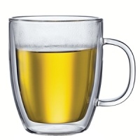 Handmade by expert artisans, this insulated, double-wall glassware is made from a lightweight borosilicate glass that is just as strong as typical glassware. Resistant to temperature swings and scratches, it keeps both warm drinks and cool drinks at just the right temperature. Because beverages are held entirely by the inner wall, there's no condensation-so no need for a coaster. Handmade by expert artisans, this insulated, double-wall glassware is made from a lightweight borosilicate glass that is just as strong as typical glassware. Resistant to temperature swings and scratches, it keeps both warm drinks and cool drinks at just the right temperature. Because beverages are held entirely by the inner wall, there's no condensation-so no need for a coaster.