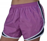 Nike Women's Printed Tempo Running Shorts-Purple