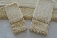 Sherry Kline Cheetah Natural 3-piece Decorative Towels Sherry Kline Cheetah Natural 3-piece Decorative Towels