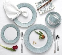 Mottahedeh Green Lace Five Piece Place Setting