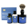 The 4 Elements Of The Perfect Shave - Lavender (New Packaging) (Pre Shave Oil + Shave Crm + A/S Balm + Brush) 4pcs