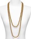 Add a classic accent to your look with this elegant beaded necklace from Carolee.