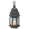 Gifts & Decor Iron Glass Magic Rainbow Candle Holder Hanging Lantern