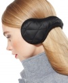 Cool tunes. Keep ears warm while rocking out to your playlist faves with these down filled ear warmers from 180s that do double duty on cold days. The patented behind-the-ear design fits comfortably over ears and under other headwear.