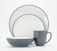 Noritake Colorwave Graphite 4-Piece Dinnerware Place Setting, Service for 1 Noritake Colorwave Graphite 4-Piece Dinnerware Place Setting, Service for 1