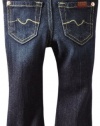 7 For All Mankind Baby-Girls Infant Kaylie Pant, Midnight, 18 Months