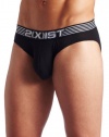 2(x)ist Men's Sculpted Contour Pouch Brief, Black, Large