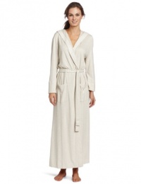 Carole Hochman Women's Long Hooded Wrap Robe