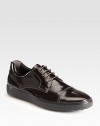 This well-constructed derby lace-up exudes sophistication with a sporty-attitude, finely crafted in polished leather with a comfortable rubber sole and stitch detailing, for a tailored finish.Leather upperLeather liningPadded insoleLeather soleMade in Italy