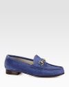 Suede loafers adorned by a 60th-anniversary horsebit buckle. Suede upperLeather lining and solePadded insoleMade in Italy