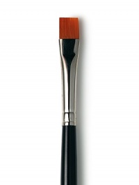Flat Eye Liner Brush, Long. Line the eye to perfection using this flat brush of synthetic fibers. Individually hand-tied by expert brush makers, the shape and size were precisely created to pick up, hold and apply makeup in the best possible way. Handmade Flat Eye Liner Brush, Long. Line the eye to perfection using this flat brush of synthetic fibers. Individually hand-tied by expert brush makers, the shape and size were precisely created to pick up, hold and apply makeup in the best possible way. Handmade