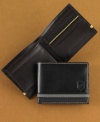 With sophisticated, classic styling, this Tommy Hilfiger passcase wallet subtly punctuates your look.
