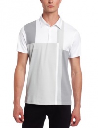 Calvin Klein Sportswear Men's Short Sleeve 3 Button 50S Printed Interlock Polo Calvin Klein Sportswear Men's Short Sleeve 3 Button 50S Printed Interlock Polo
