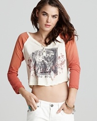 Free People Tee - Zevon Baseball Free People Tee - Zevon Baseball