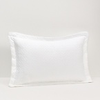 Vintage tiles is inspired by the simple elegance of classic tile design. Simple details on this all-white matelassé enhances the streamlined sensibility. Woven in 100% Pima cotton the lustrous sheen and soft hand will make it a favorite for years to come.