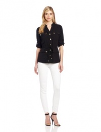 Calvin Klein Women's Safari Shirt Jacket Calvin Klein Women's Safari Shirt Jacket