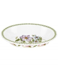More than pretty, this oval baker transitions brilliantly from oven to table and has everything you love – colorful blooms, triple-leaf accents – about Portmeirion's Botanic Garden dinnerware. More than pretty, this oval baker transitions brilliantly from oven to table and has everything you love – colorful blooms, triple-leaf accents – about Portmeirion's Botanic Garden dinnerware.