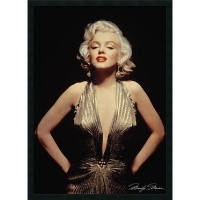 Marilyn Monroe (Gold) Framed Print Art - 37.66 x 25.66 Marilyn Monroe (Gold) Framed Print Art - 37.66 x 25.66
