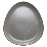 Simple, organic shapes are the foundation of this dinnerware and serveware collection. Stoneware. Available in Chalk and Pewter colors. Simple, organic shapes are the foundation of this dinnerware and serveware collection. Stoneware. Available in Chalk and Pewter colors.