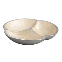 Reflecting the colors of southwest landscape, this classic Nambé design incorporates a new enamel finish. The ripple like design, mirroring the alluring lines found in sand and stone alike, is hand applied to each bowl, making each piece one of a kind. Reflecting the colors of southwest landscape, this classic Nambé design incorporates a new enamel finish. The ripple like design, mirroring the alluring lines found in sand and stone alike, is hand applied to each bowl, making each piece one of a kind.