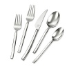 Henckels, crafters of fine cutlery since 1731, applies its history of innovation and design to create the finest 18/10 flatware. Generous, continental size flatware, dishwasher safe. Includes eight each: dinner fork, salad fork, knife, soup spoon, and tea spoon, plus five versatile serving pieces.