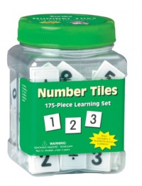 Eureka Tub Of Number Tiles, 175 Tiles in 3 3/4 x 5 1/2 x 3 3/4 Tub Eureka Tub Of Number Tiles, 175 Tiles in 3 3/4 x 5 1/2 x 3 3/4 Tub
