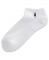 The comfort of socks with an easy fit. These Polo Ralph Lauren peds are comfortable, not constricting.