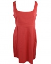 Red Valentino Womens Bow Back Sleeveless Dress