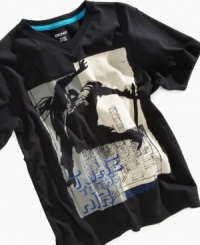 From the beach to the boardwalk, he'll look fresh in this v-neck tee from DKNY. From the beach to the boardwalk, he'll look fresh in this v-neck tee from DKNY.