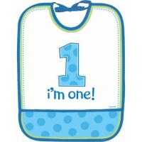 1st Birthday Bib Vinyl 1st Boy - Each 1st Birthday Bib Vinyl 1st Boy - Each
