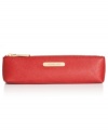Aspiring novelists and poets-to-be: when it comes to your craft take the right approach, like this posh pencil case from MICHAEL Michael Kors. Crafted from soft Saffiano leather with signature accents, it stashes your stylos in style.