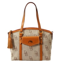 Dooney & Bourke Signature Jacquard Front Pocket Satchel, Brown Dooney & Bourke Signature Jacquard Front Pocket Satchel, Brown