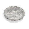 Nature-inspired, this striking bowl features a smattering of leaves recalling a forest's floor.