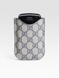 Slipcase design in GG plus fabric. 3.7L X 4.5H Made in Italy Slipcase design in GG plus fabric. 3.7L X 4.5H Made in Italy