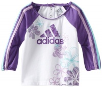 adidas Baby-Girls Infant Raglan Tee, White/Pure, 18 Months adidas Baby-Girls Infant Raglan Tee, White/Pure, 18 Months
