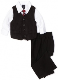 Nautica Dress Up Baby-boys Infant Vest Set, Black, 12 Months Nautica Dress Up Baby-boys Infant Vest Set, Black, 12 Months