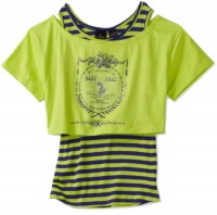 Baby Phat - Kids Girls 7-16 Twofer Tee Baby Phat - Kids Girls 7-16 Twofer Tee
