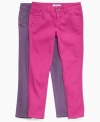 Dig into cute chic. These breezy capri pants from DKNY are perfect for building up her sweet summer style.