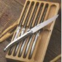 Barenthal Laguiole Stainless Steel Steak Knife Set, 6 Piece Barenthal Laguiole Stainless Steel Steak Knife Set, 6 Piece