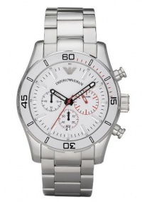 Armani Emporio Sports Quartz White Dial Men's Watch - AR5932 Armani Emporio Sports Quartz White Dial Men's Watch - AR5932